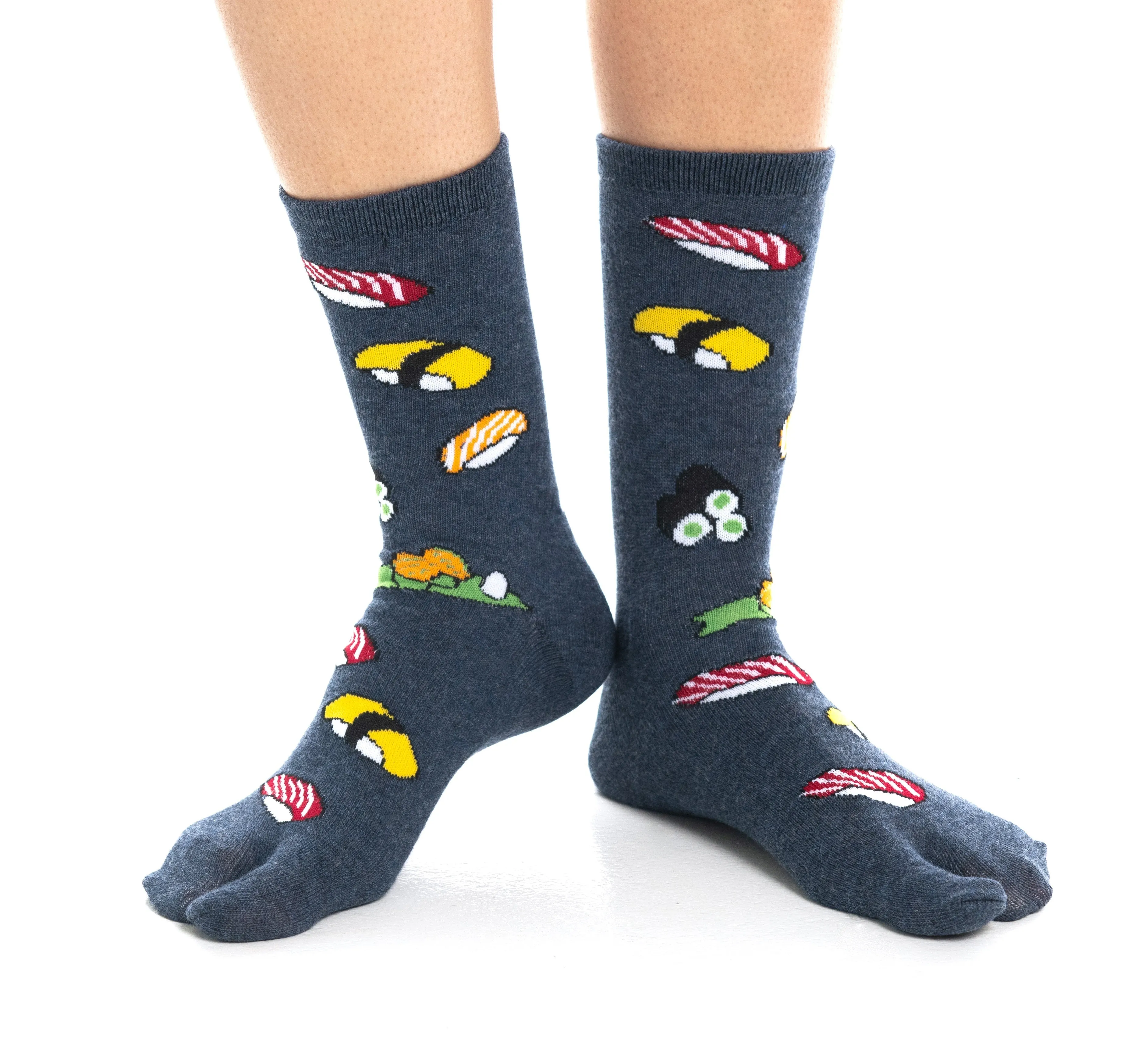 1 Pair - V-Toe Flip Flop Tabi Socks - Sushi Socks by V-Toe Socks, Inc