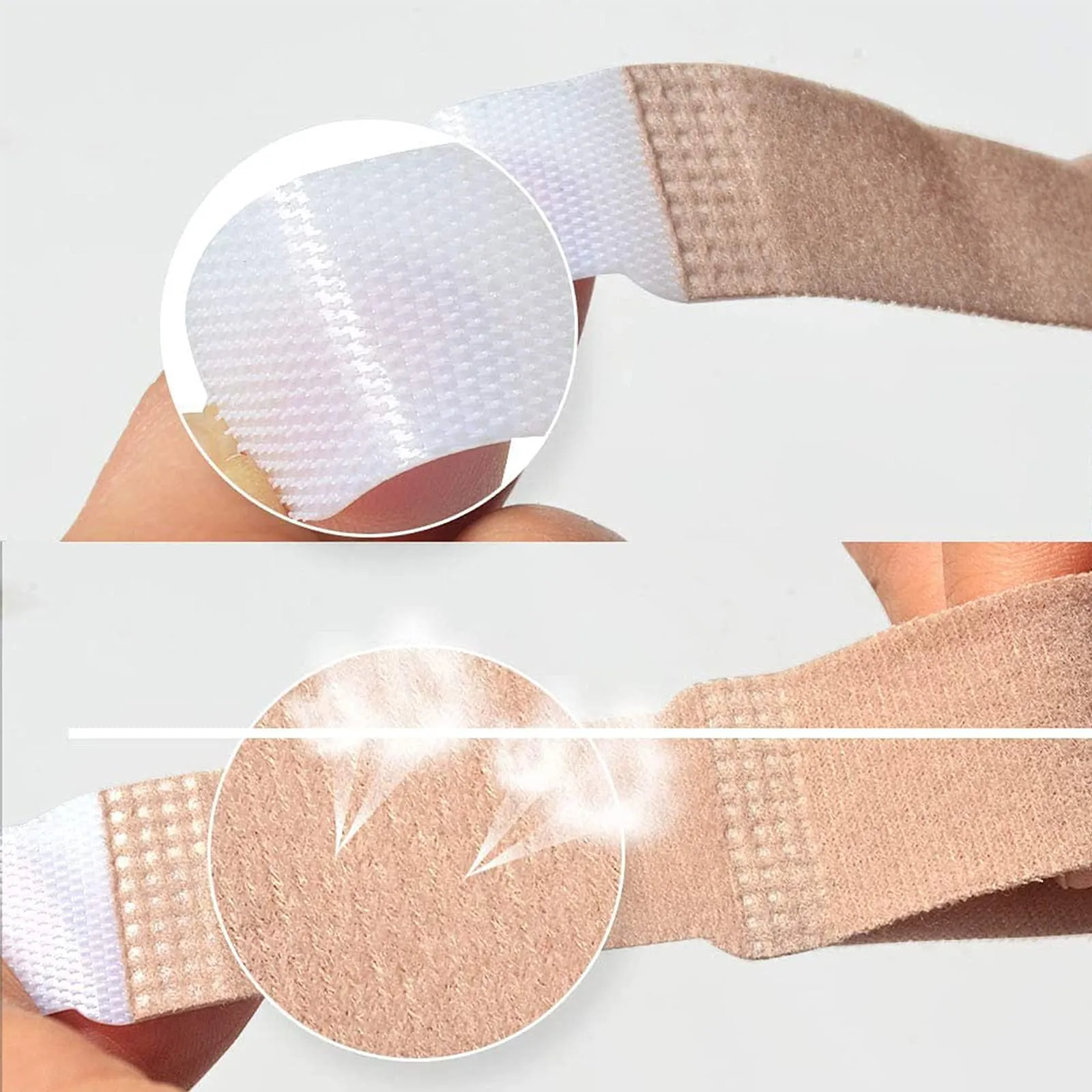 6 PCS Hammer Toe Straighteners, Hammer Toe Separators Splint, Toe Bandage, Hammer Toe Corrector, Toe Cushioned Bandages warp for Correcting Hammer Toes,Broken Toes,Crooked Toes & Overlapping Toes