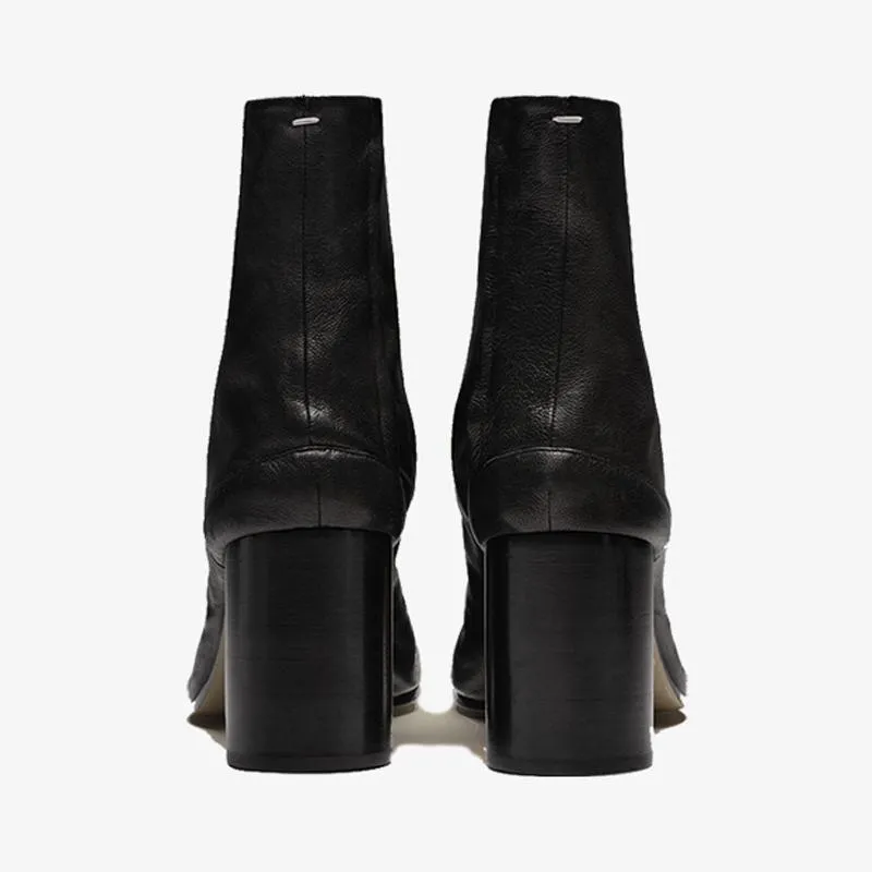 Black Split-Toe Boots Women's