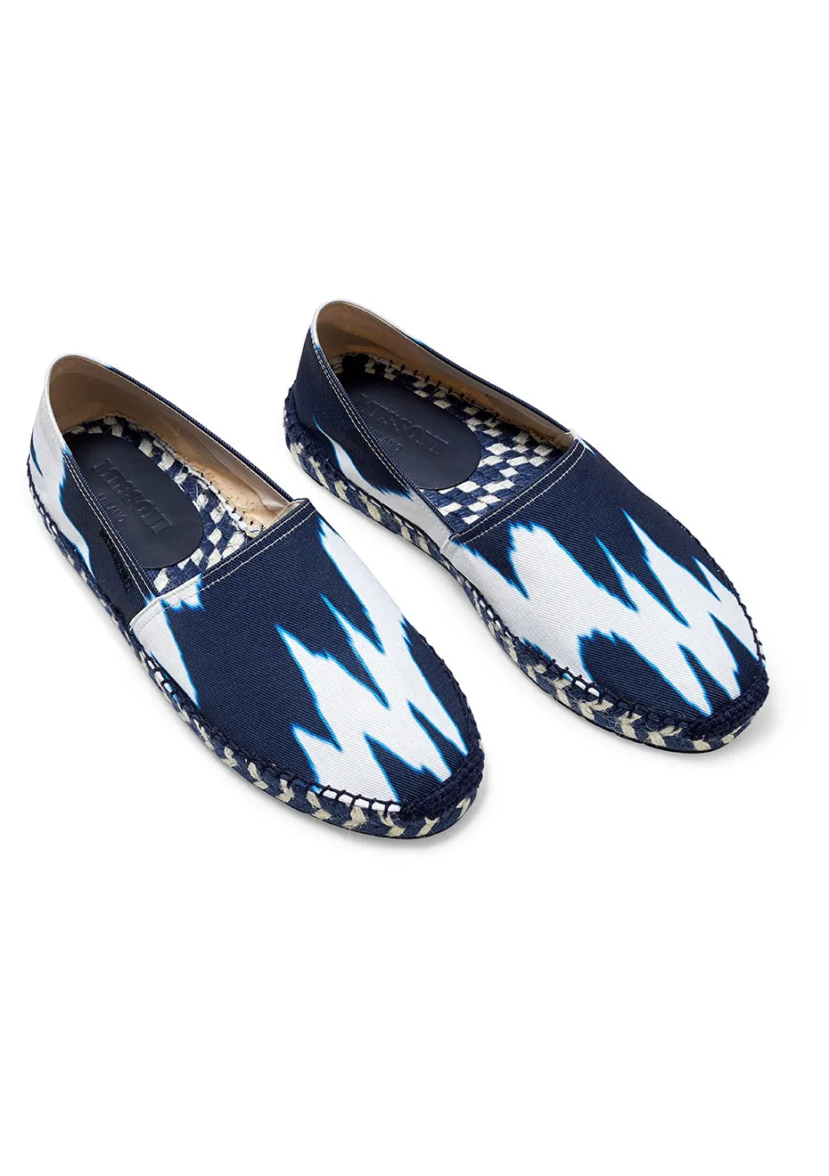 Blue/White Espadrilles