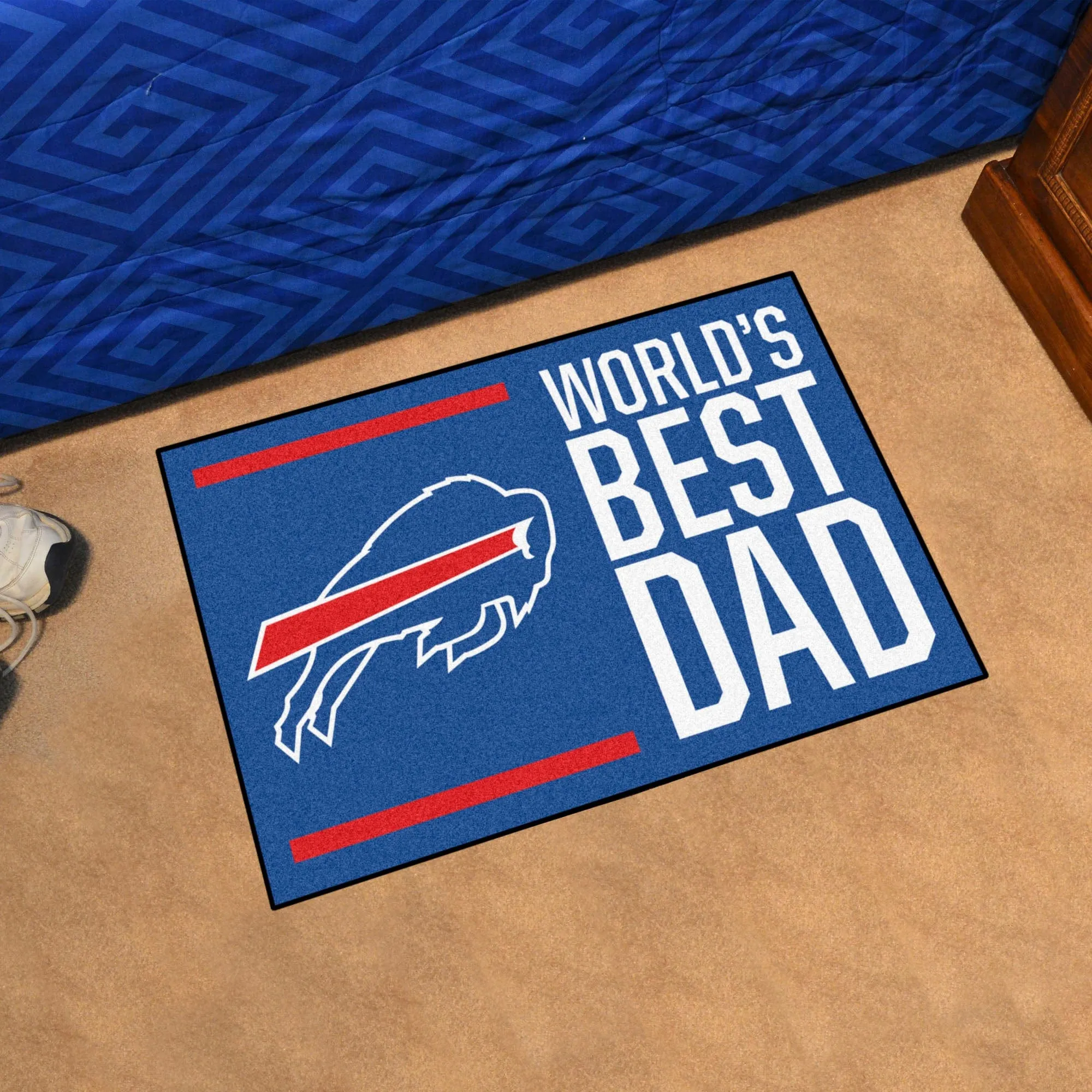 Buffalo Bills Starter Mat Accent Rug - 19in. x 30in. World's Best Dad Starter Mat