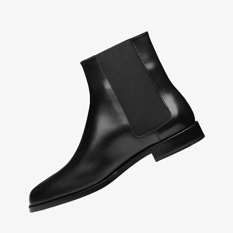 Calf Leather Split-Toe Boots
