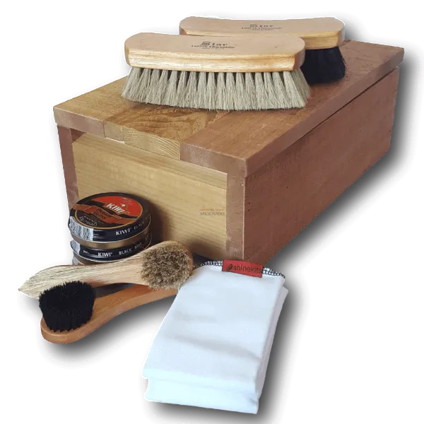 Cedar Fence Board Shoe Shine Kit