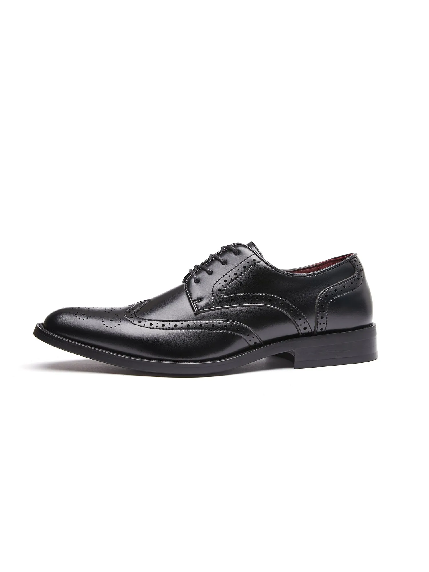Classic Oxford Wingtip Lace Up Dress Shoes