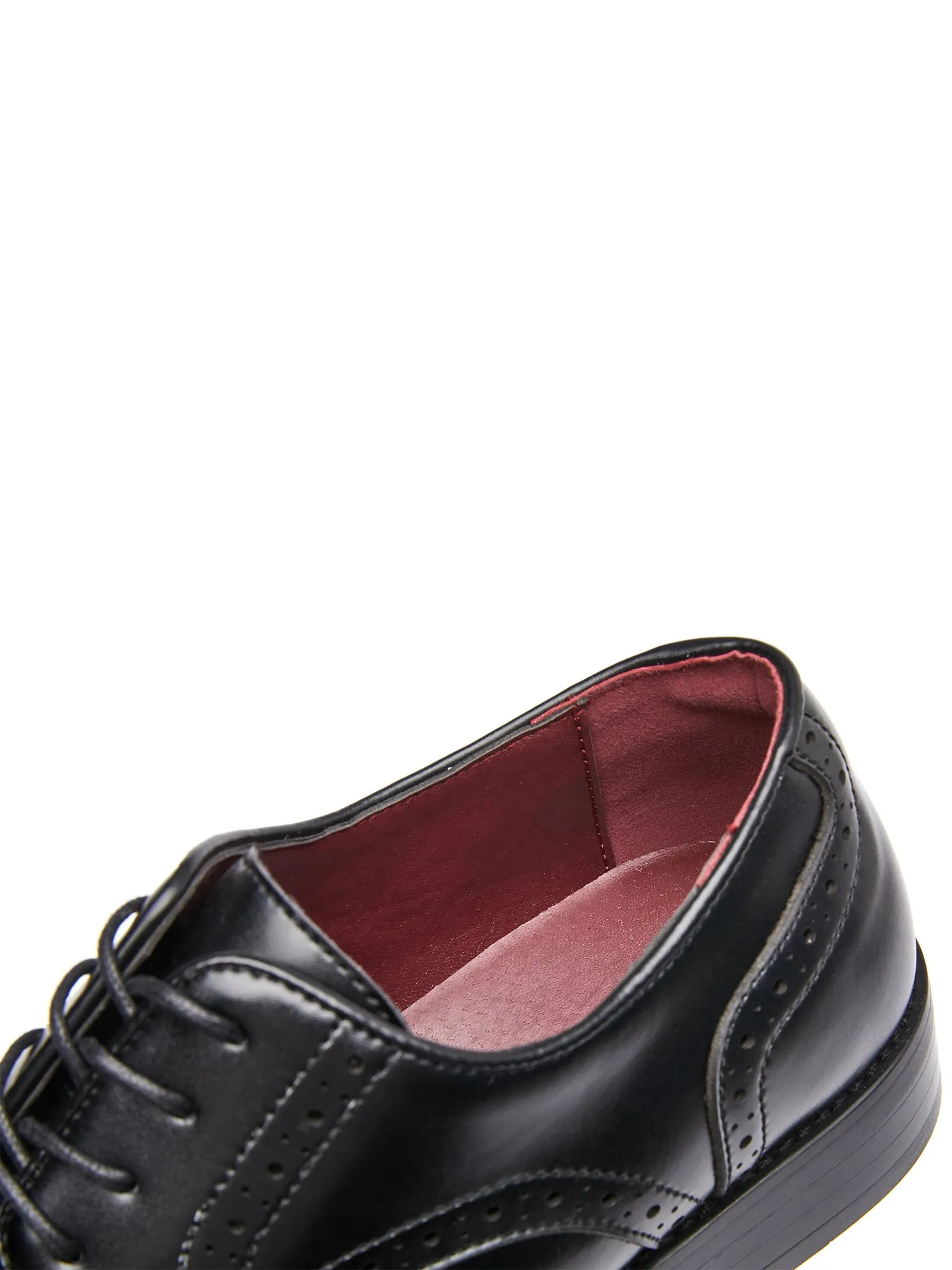 Classic Oxford Wingtip Lace Up Dress Shoes