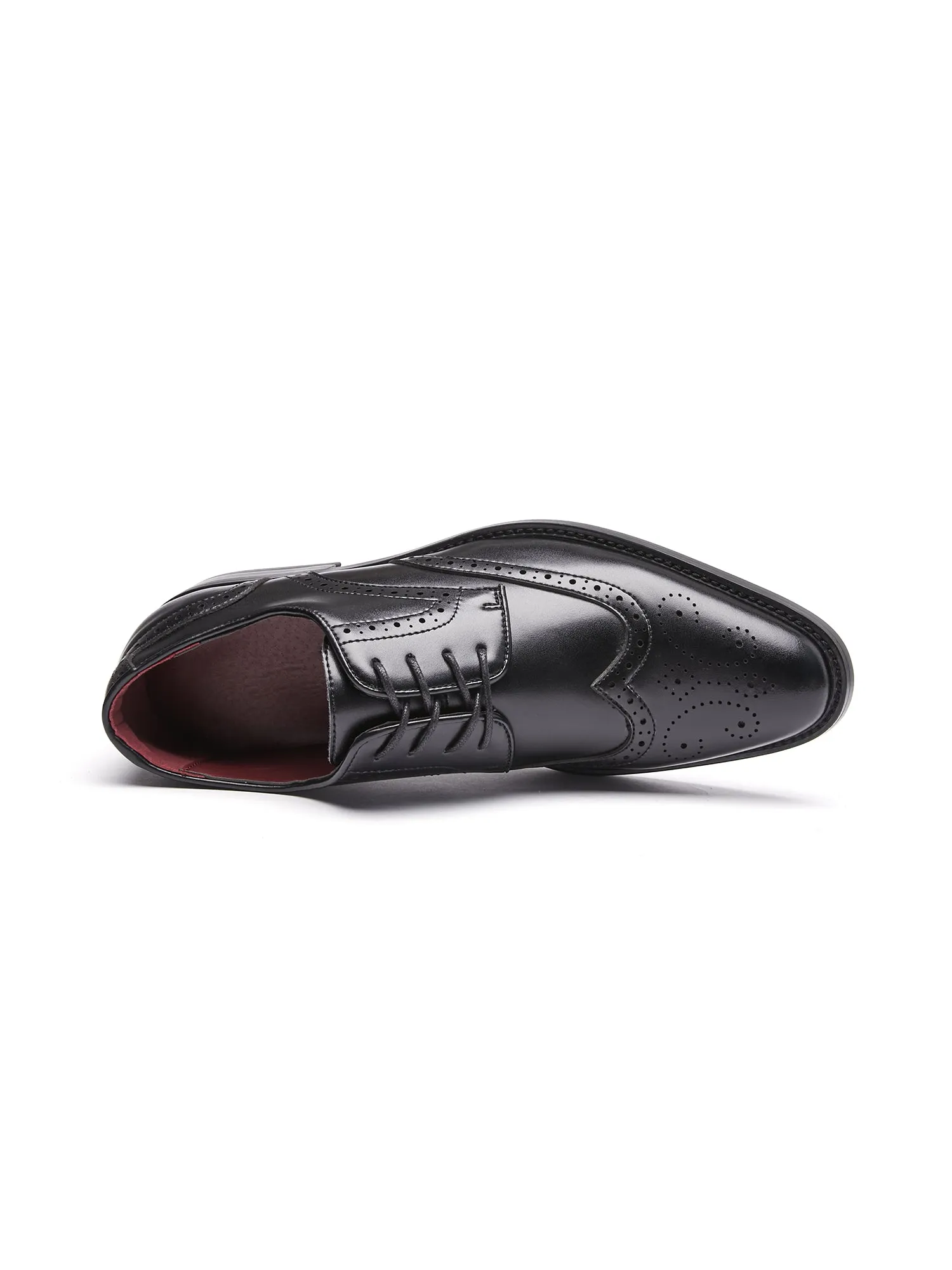 Classic Oxford Wingtip Lace Up Dress Shoes