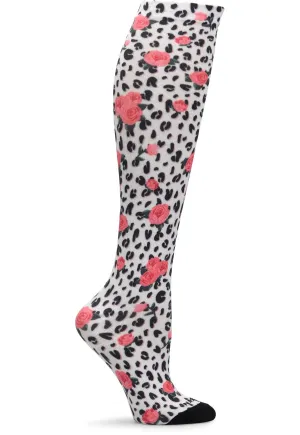 Compression Socks 360 Leopard Rose