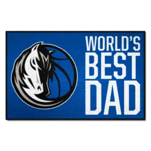 Dallas Mavericks Starter Mat Accent Rug - 19in. x 30in. World's Best Dad Starter Mat