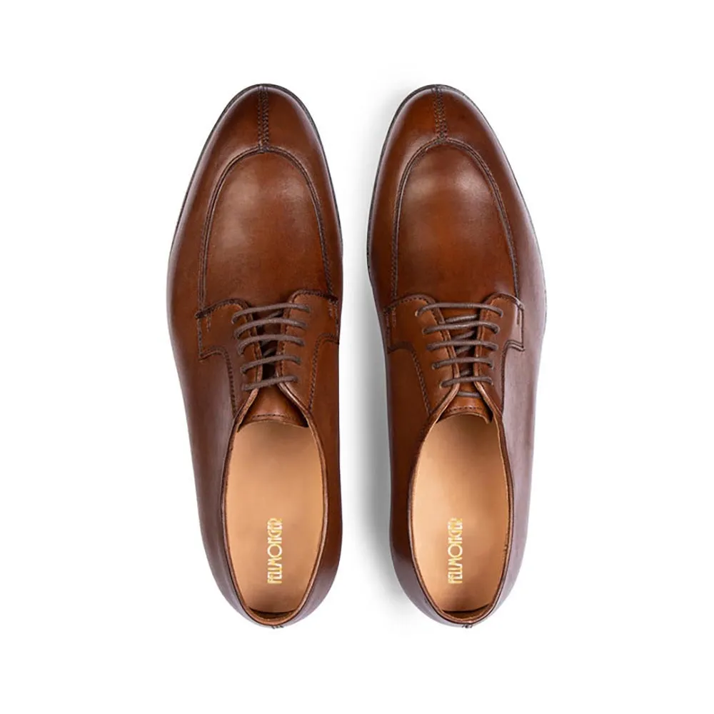 Dark Brown Classic Split Toe Derby