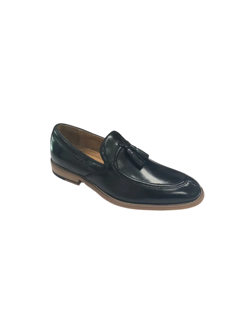 Donovan Moc Toe Drop Tassel Black