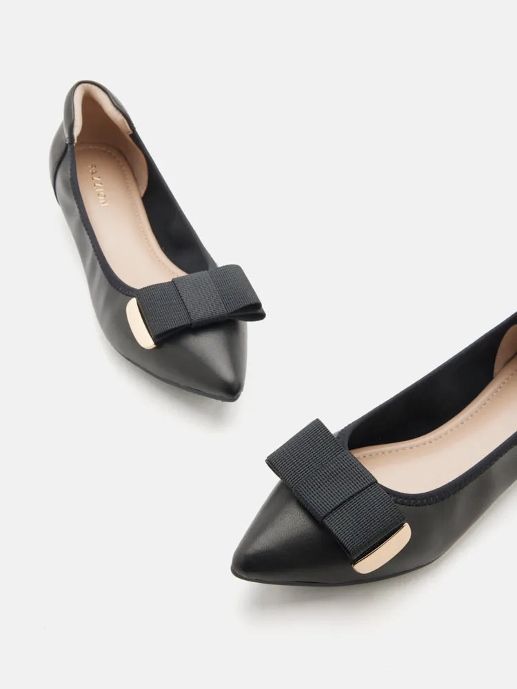 Elaia Point-Toe Ballerina Flats
