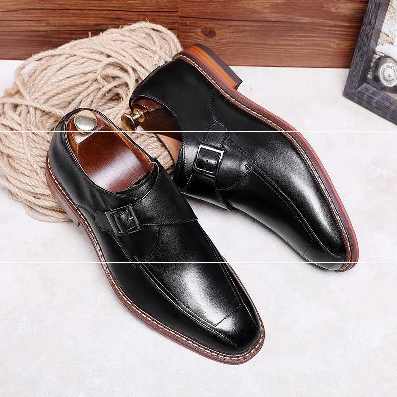 Formal Men's Square Toe Shoes