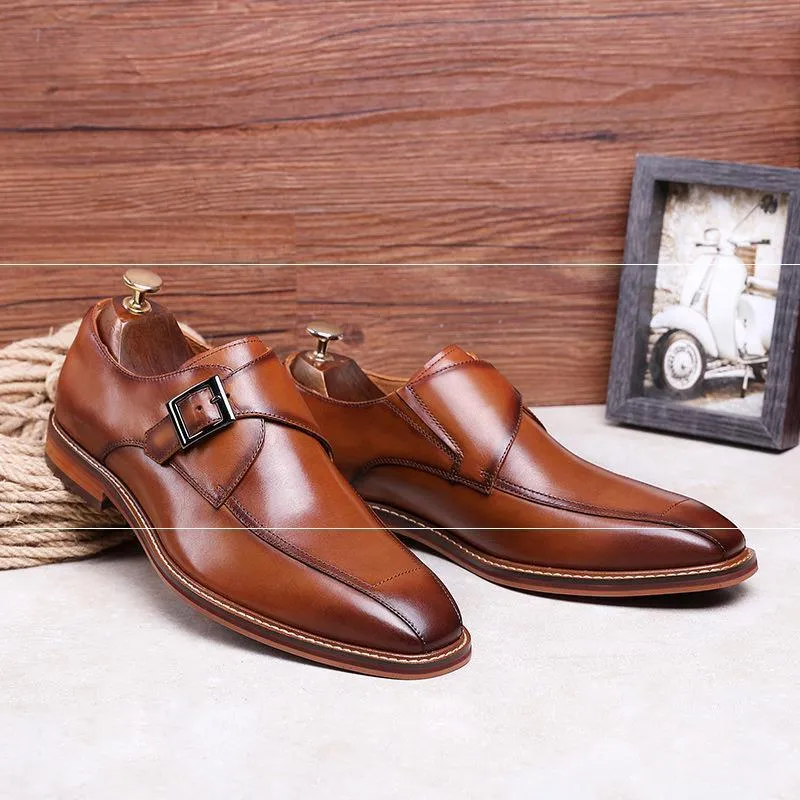 Formal Men's Square Toe Shoes