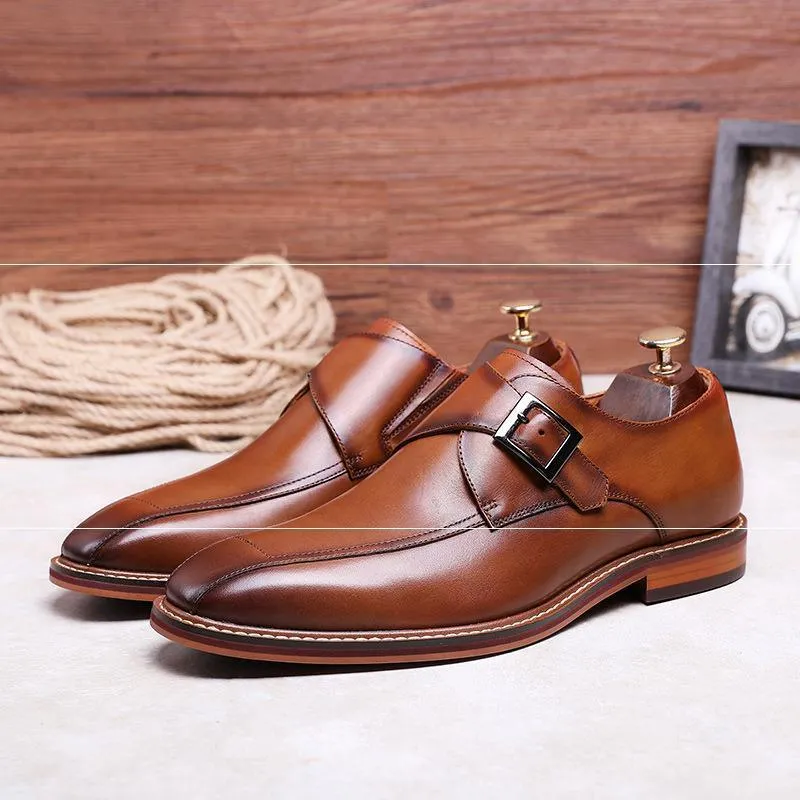 Formal Men's Square Toe Shoes