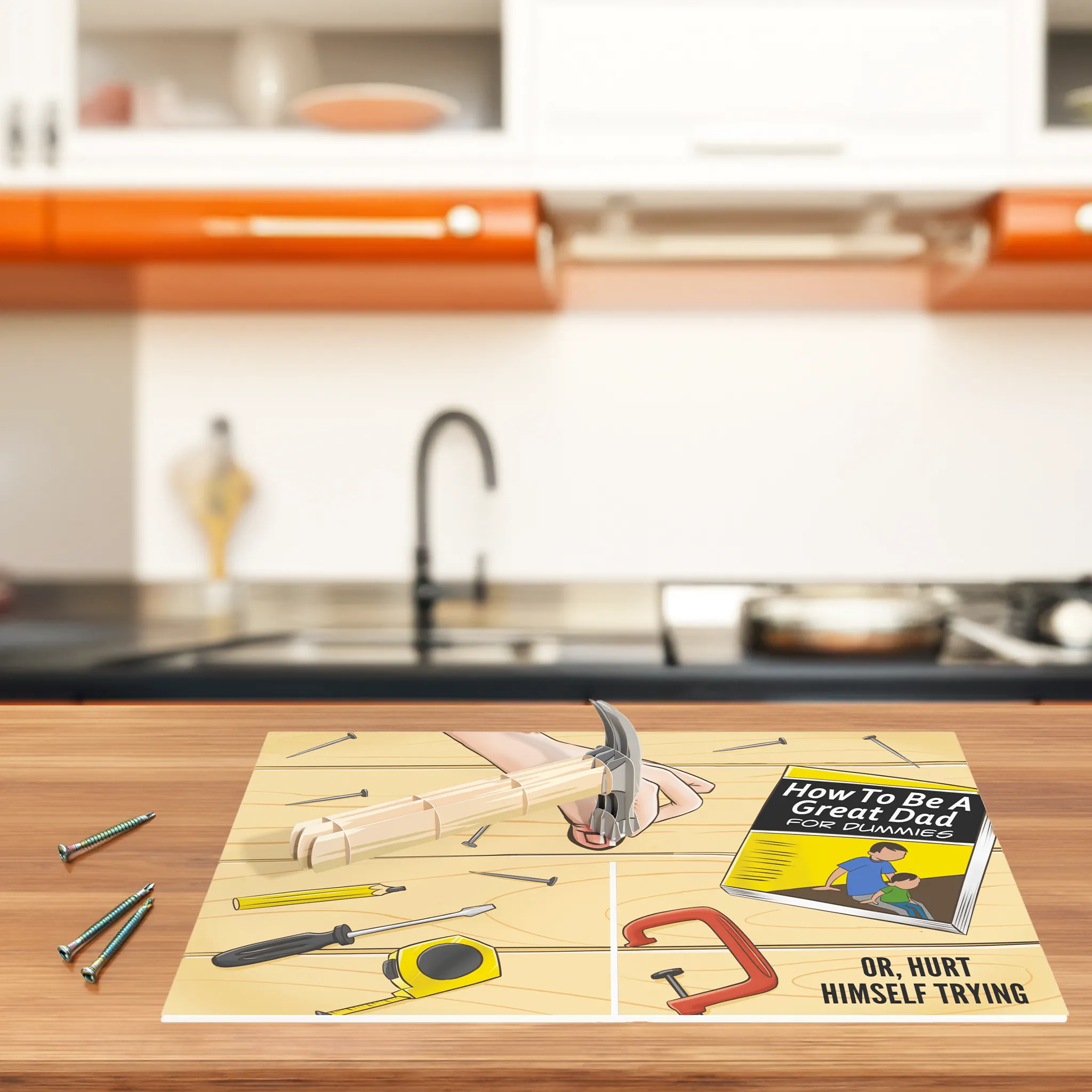 Handy Dad Funny 3D Father's Day Card