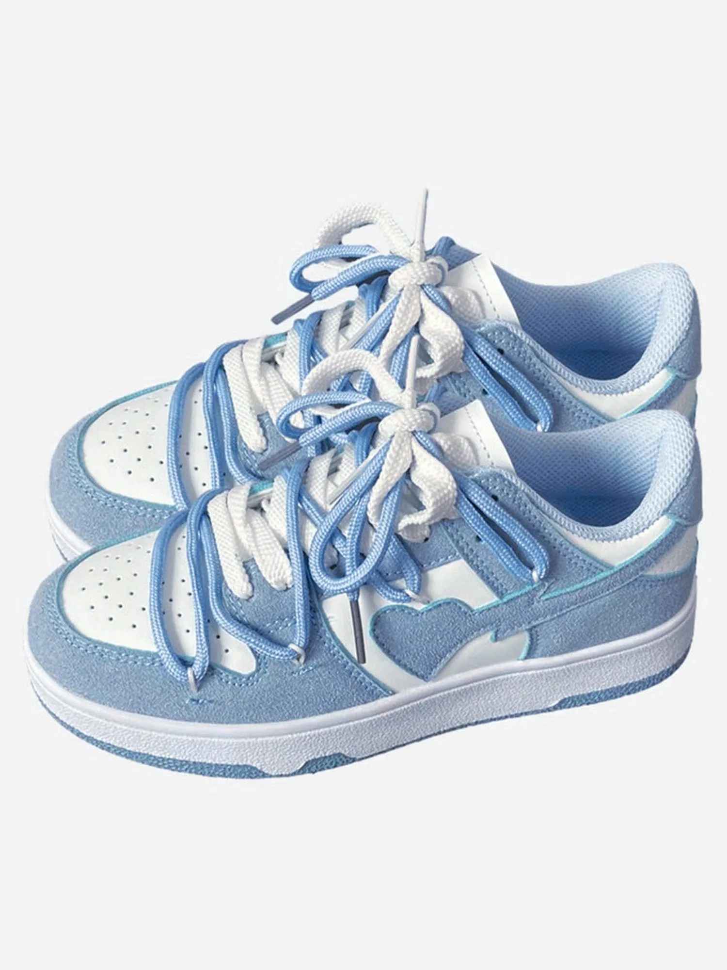 Kicksteria - Haze Blue Love Breathable Board Shoes