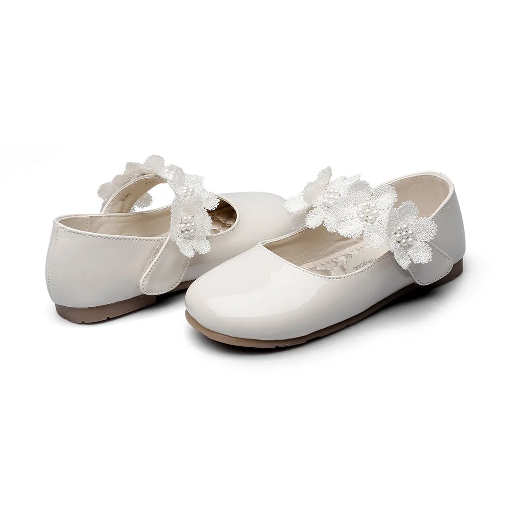 Kid Girl's Marry Jane Flat Shoes Strap Flower(Toddler/Little Kid)