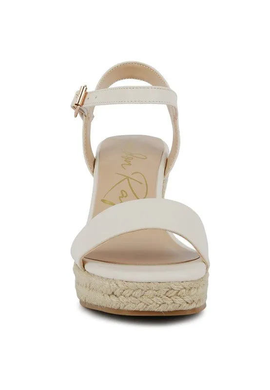 London Rag Augie Woven Wedge Sandals