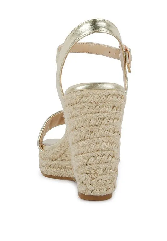 London Rag Augie Woven Wedge Sandals