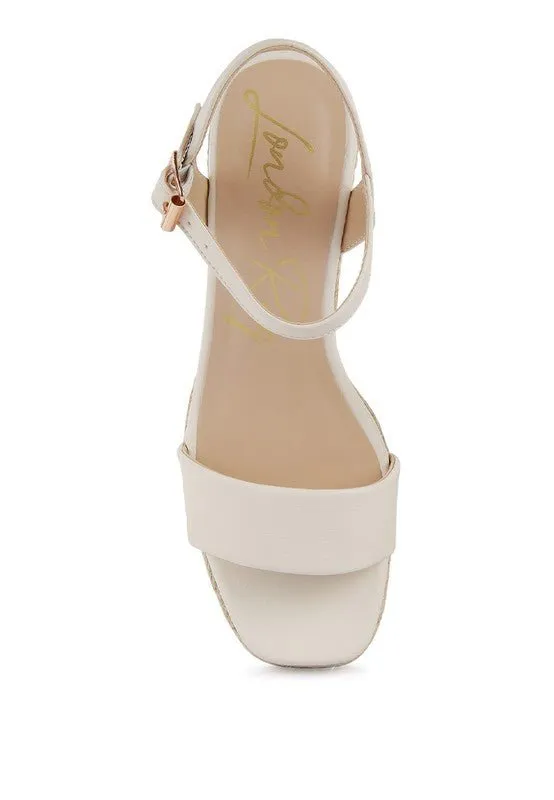 London Rag Augie Woven Wedge Sandals