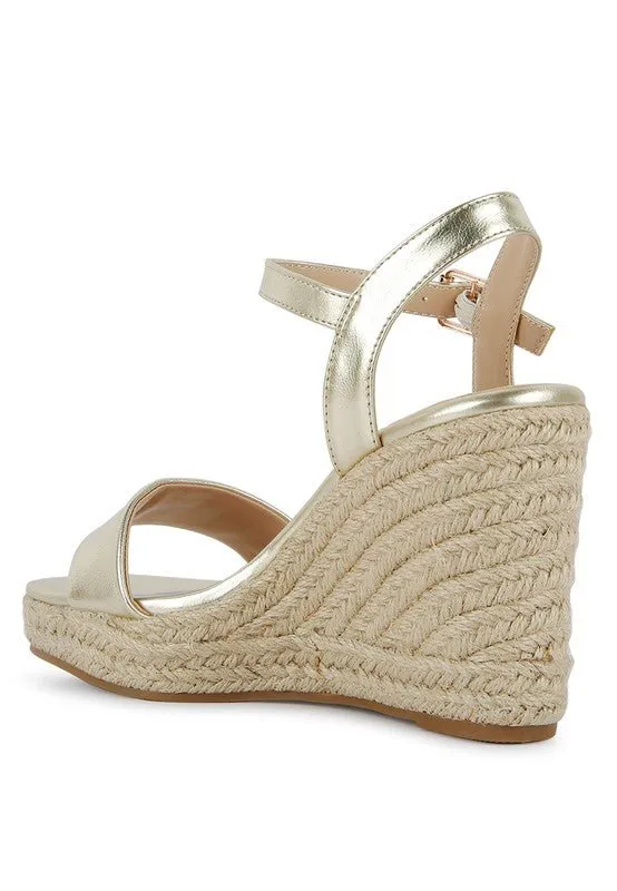 London Rag Augie Woven Wedge Sandals