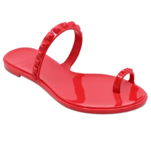 Maria Flat Sandal Red