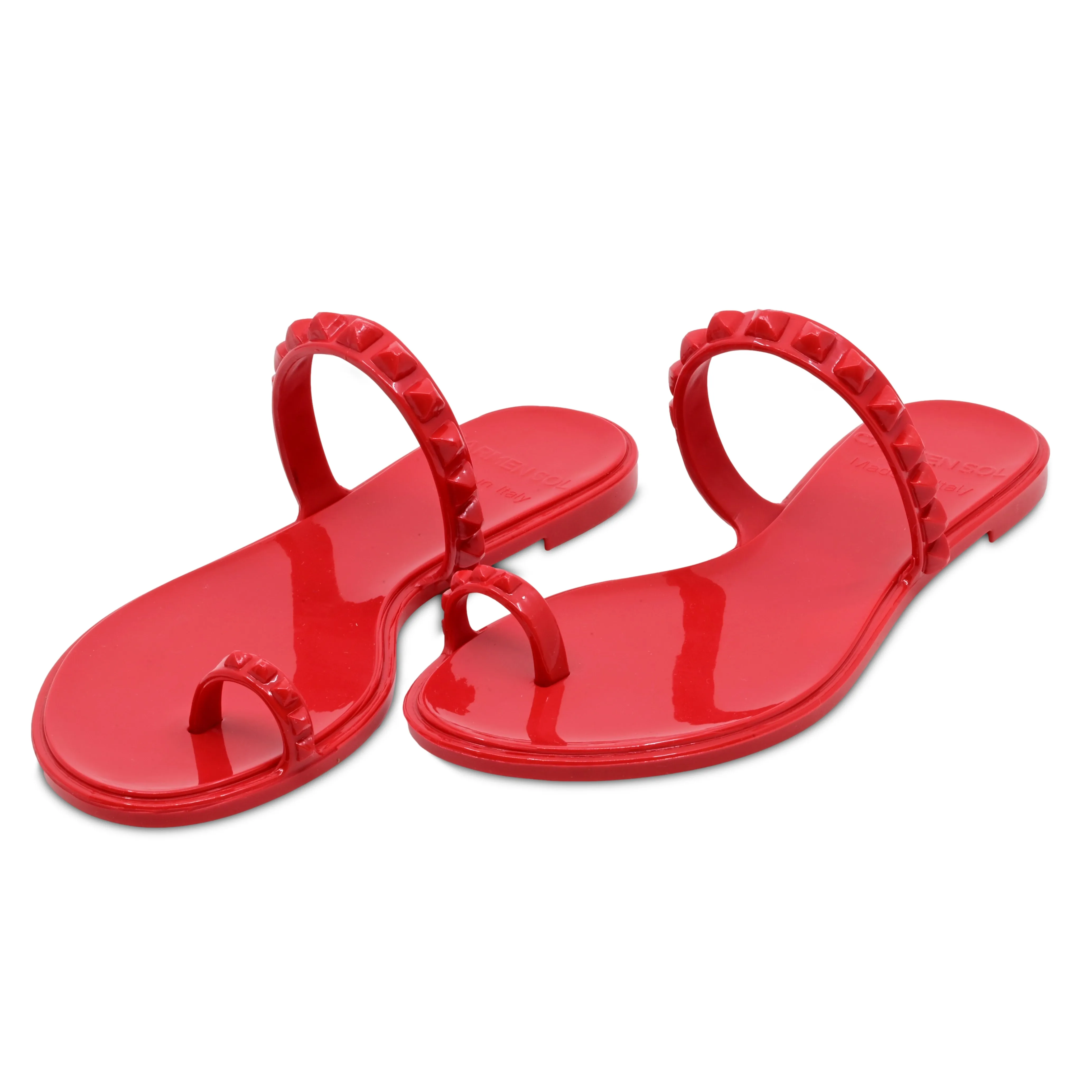 Maria Flat Sandal Red
