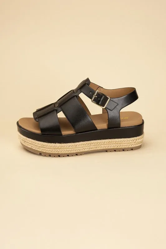 MCLEAN -Espadrille Gladiator Sandals