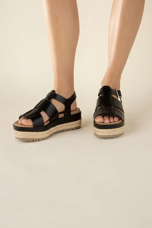 MCLEAN -Espadrille Gladiator Sandals
