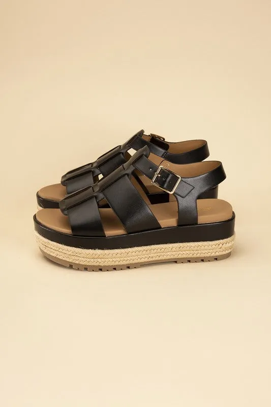 MCLEAN -Espadrille Gladiator Sandals