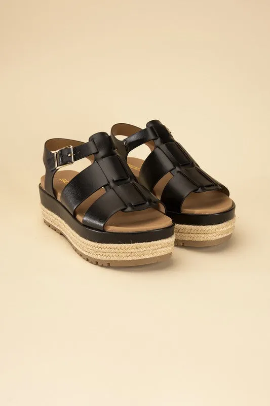 MCLEAN -Espadrille Gladiator Sandals