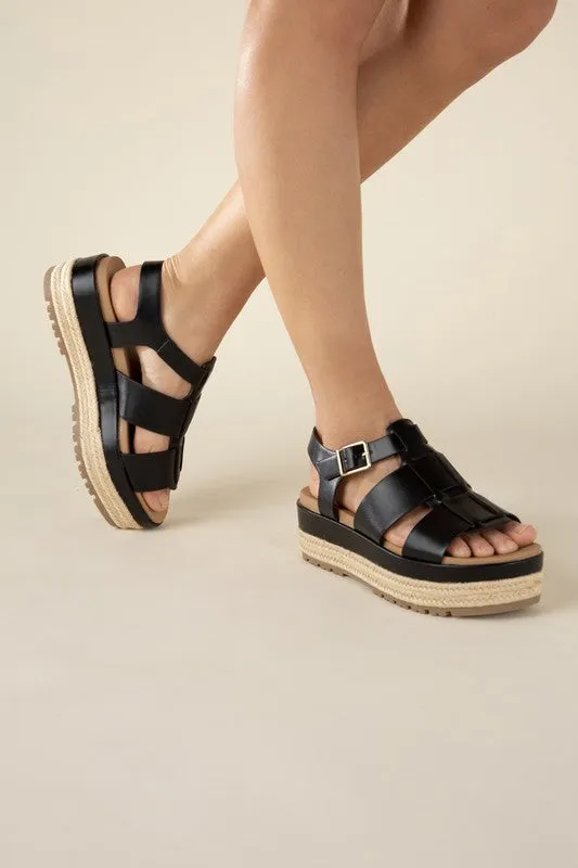 MCLEAN -Espadrille Gladiator Sandals