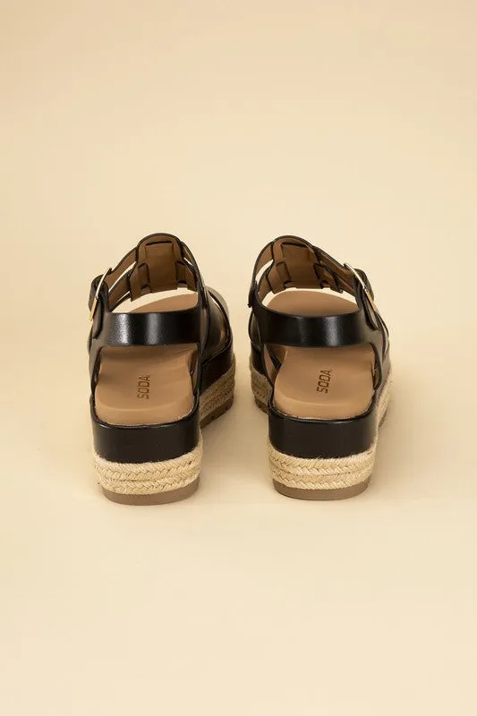 MCLEAN -Espadrille Gladiator Sandals