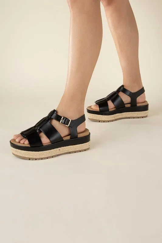 MCLEAN -Espadrille Gladiator Sandals