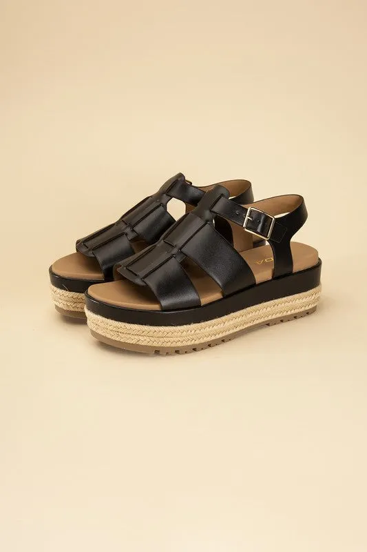 MCLEAN -Espadrille Gladiator Sandals