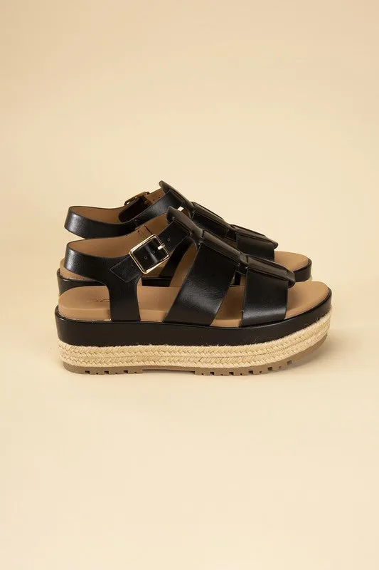MCLEAN -Espadrille Gladiator Sandals