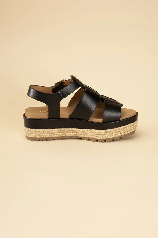MCLEAN -Espadrille Gladiator Sandals