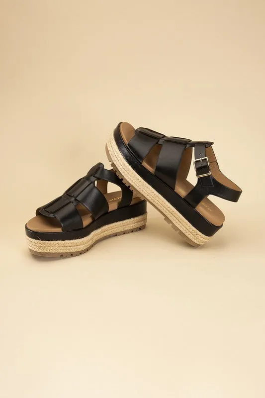 MCLEAN -Espadrille Gladiator Sandals