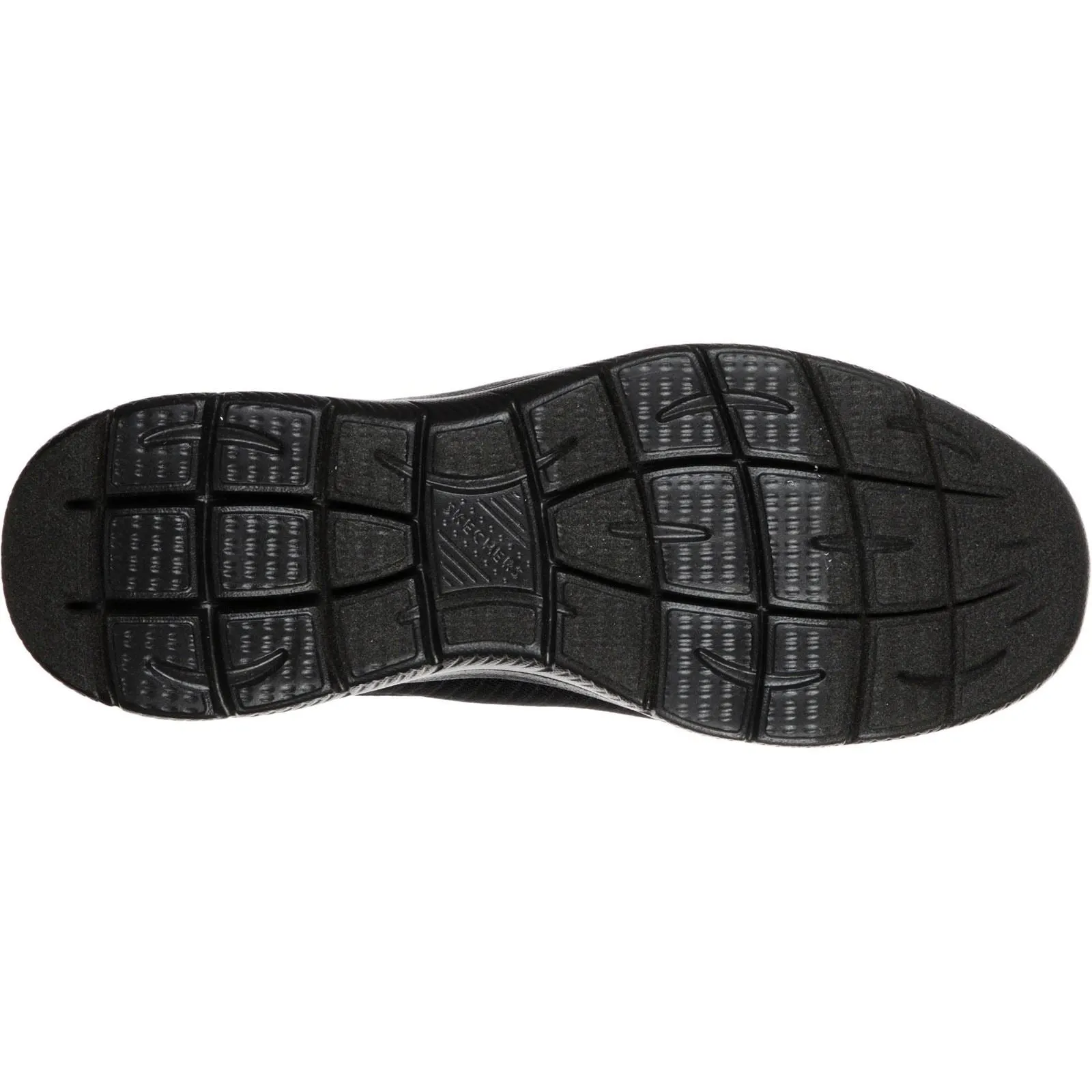 Men's Wide Fit Skechers 52811 Summits Slip On Sports Trainers - Black