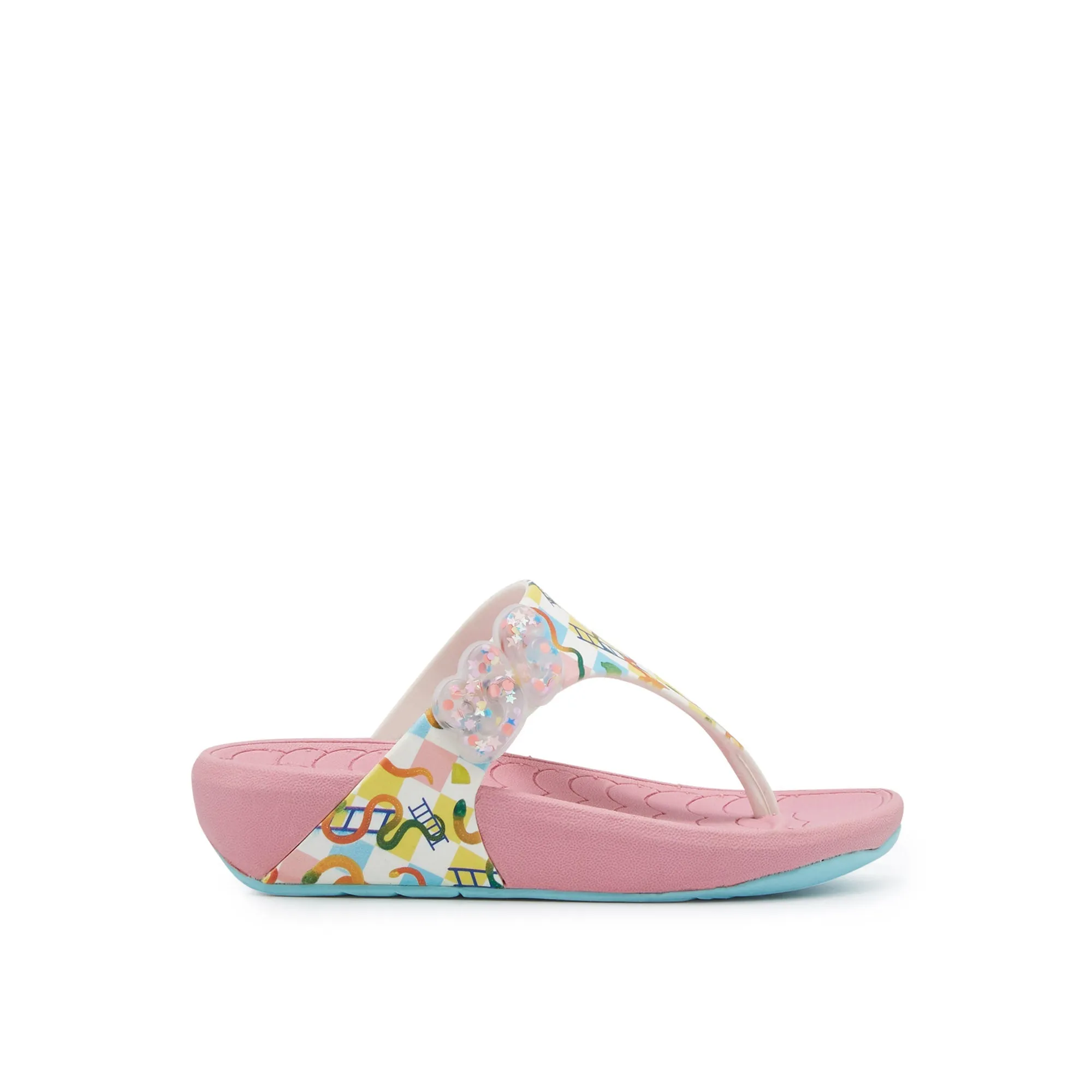 Mini Bunny Soft Winona Flat Sandals For Girls Pink