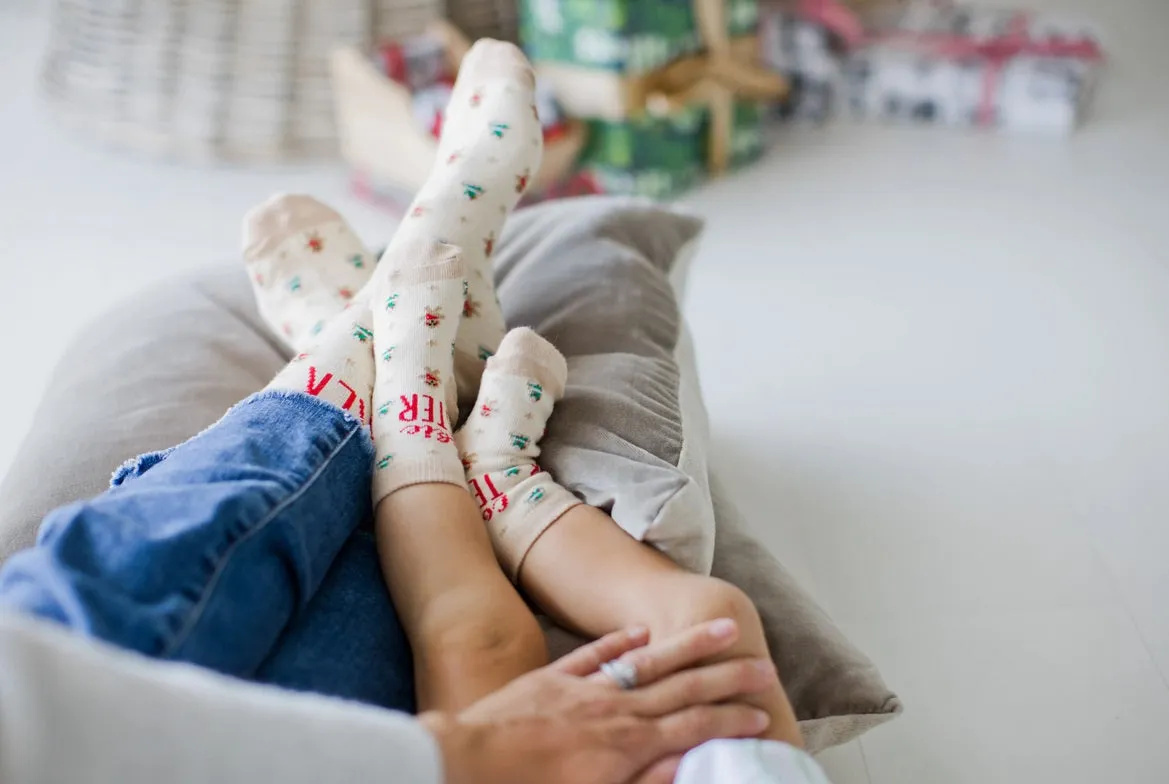 Mommy & Me Holiday Sock Set, Cookie Baker & Tester