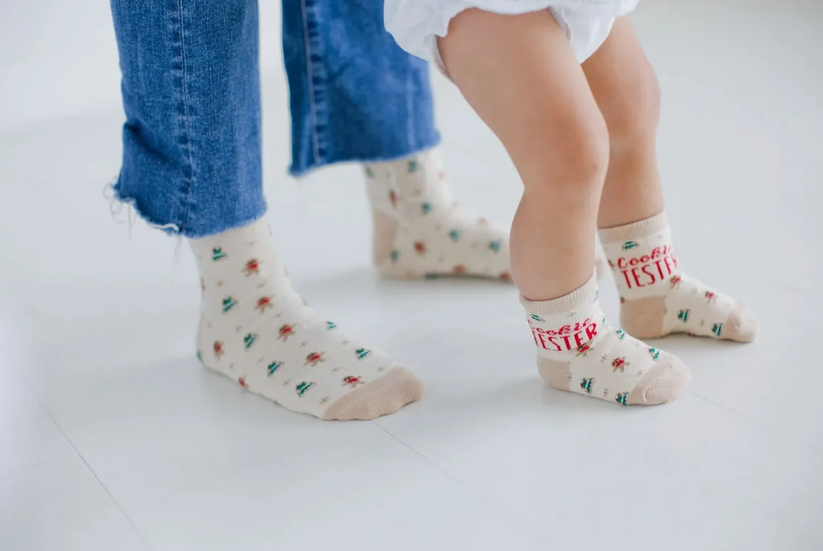 Mommy & Me Holiday Sock Set, Cookie Baker & Tester