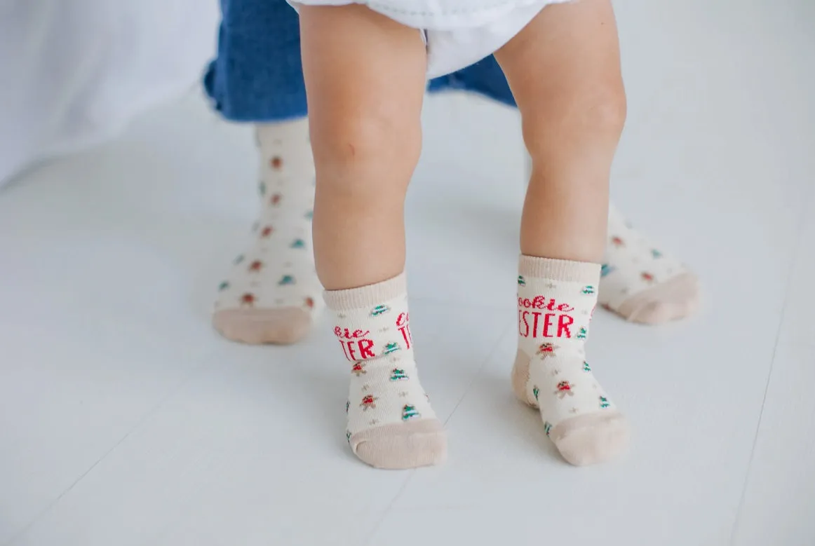 Mommy & Me Holiday Sock Set, Cookie Baker & Tester