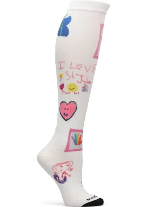 Nurse Mates Compression Socks 360 - St. Jude Kids Art