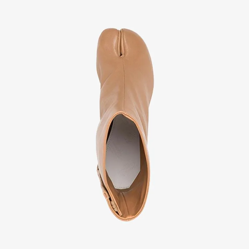 Popular Calf Leather Ankle Boots