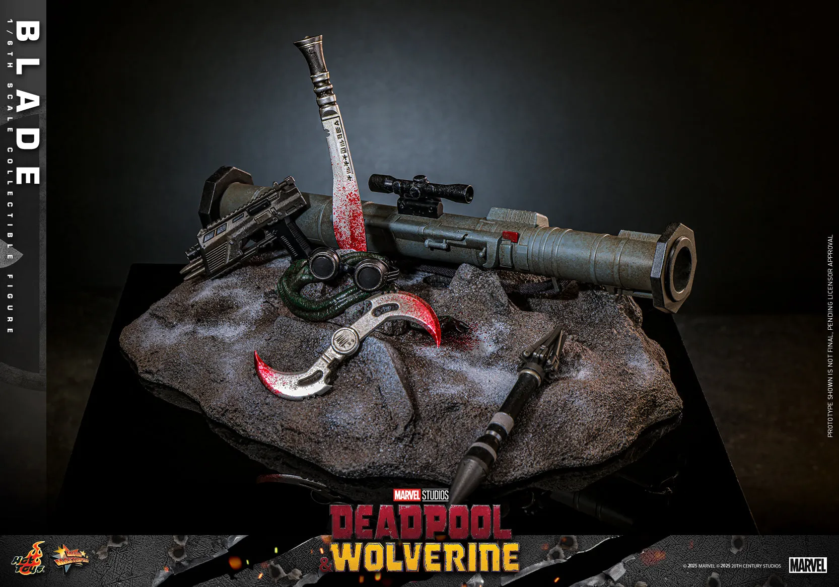 [Pre-Order] Hot Toys - MMS791B - Deadpool & Wolverine - 1/6th scale Blade Collectible Figure (First Edition)