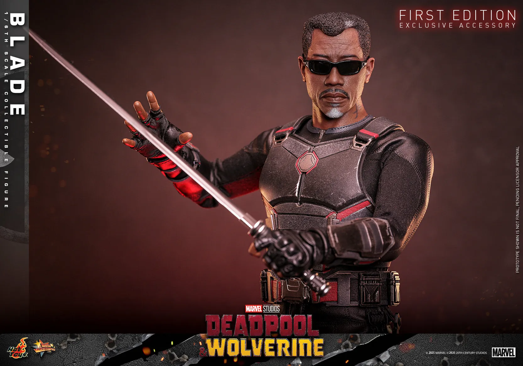 [Pre-Order] Hot Toys - MMS791B - Deadpool & Wolverine - 1/6th scale Blade Collectible Figure (First Edition)