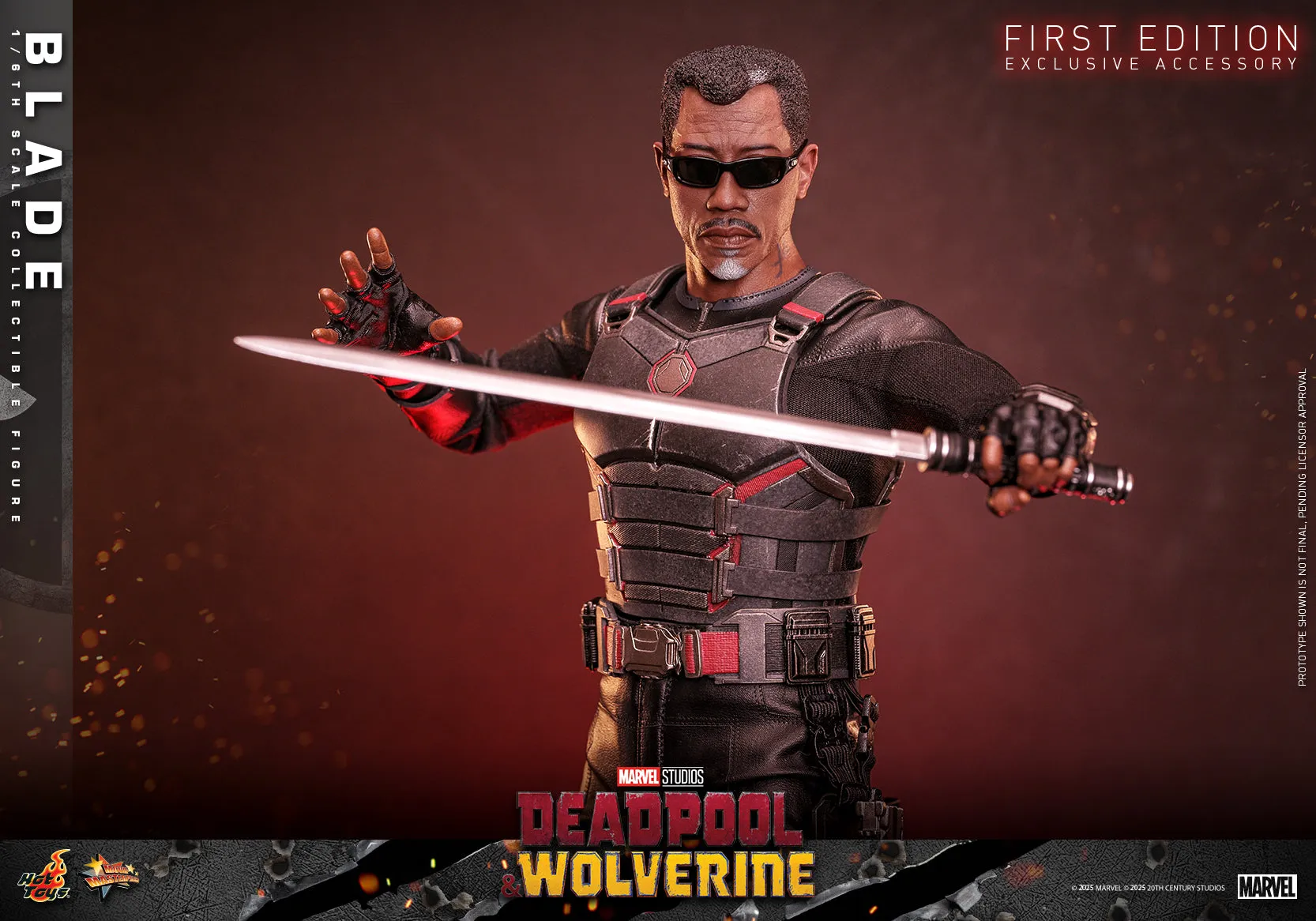 [Pre-Order] Hot Toys - MMS791B - Deadpool & Wolverine - 1/6th scale Blade Collectible Figure (First Edition)