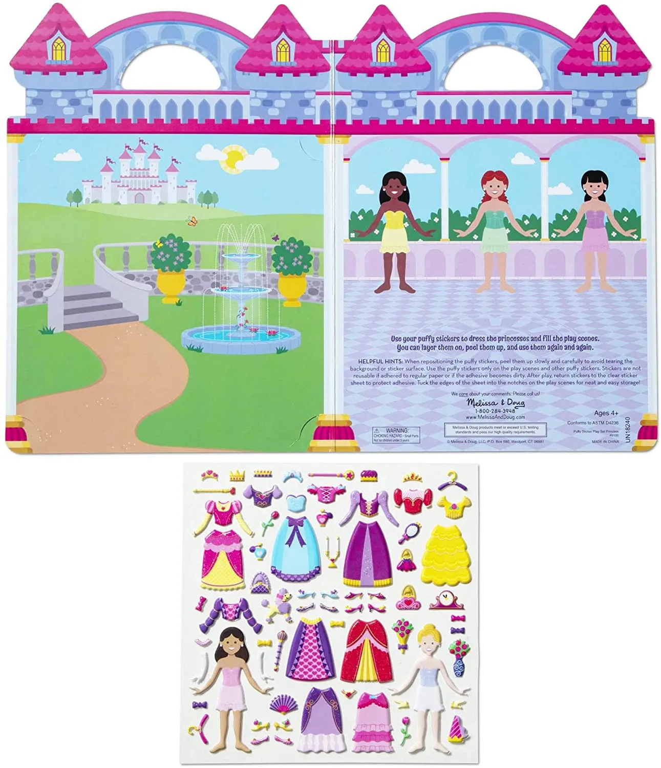 Princess Puffy stickers