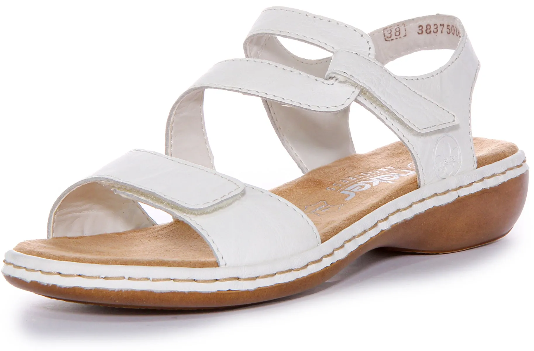 Rieker 659C7-80 Sandal In White For Women
